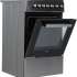 Электрическая плита Beko FSS57100GX,  стеклокерамика,  без крышки,  нержавеющая сталь/черный [7786987640]